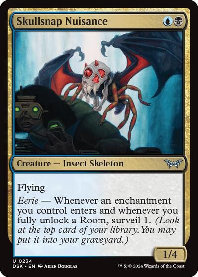 2024 Magic: The Gathering: Duskmourn: House of Horror (DSK) - Skullsnap Nuisance (#234, Uncommon) (Foil, Near Mint)