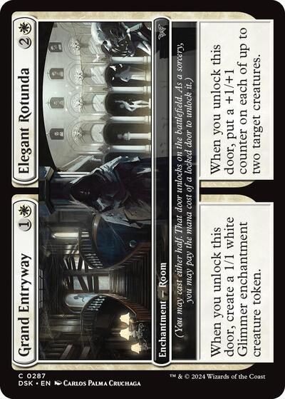2024 Magic: The Gathering: Duskmourn: House of Horror (DSK) - Grand Entryway Elegant Rotunda 0287 (#287, Common) (Foil, Near Mint)