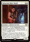 2024 Magic: The Gathering: Duskmourn: House of Horror (DSK) - Reluctant Role Model 0289 (#289, Rare) (Foil, Near Mint)