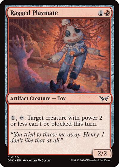 2024 Magic: The Gathering: Duskmourn: House of Horror (DSK) - Ragged Playmate (#150, Common) (Foil, Near Mint)
