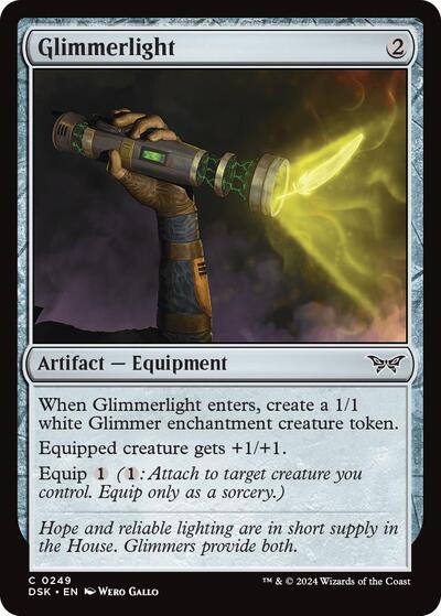 2024 Magic: The Gathering: Duskmourn: House of Horror (DSK) - Glimmerlight (#249, Common) (Foil, Near Mint)