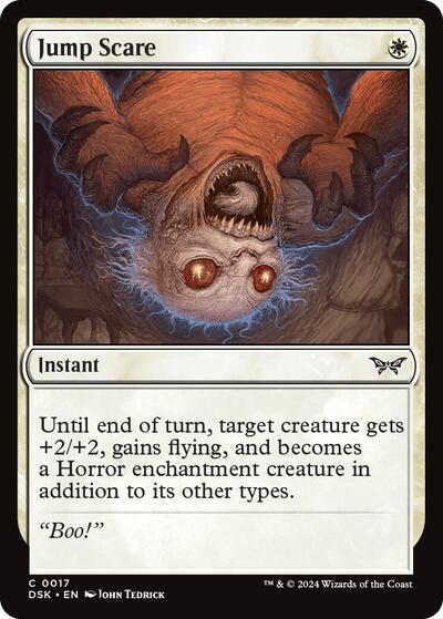 2024 Magic: The Gathering: Duskmourn: House of Horror (DSK) - Jump Scare (#17, Common) (Foil, Near Mint)