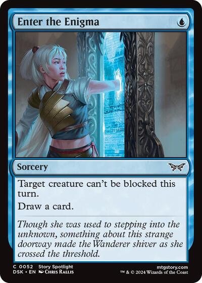 2024 Magic: The Gathering: Duskmourn: House of Horror (DSK) - Enter the Enigma (#52, Common)