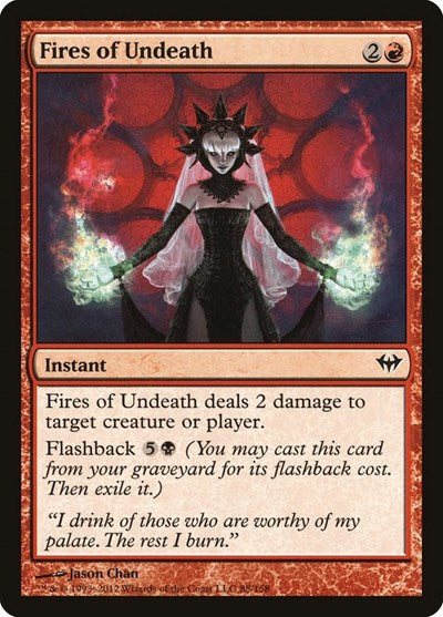 2012 Magic: The Gathering: Dark Ascension (DKA) - Fires of Undeath (#88, Common) (, Near Mint)