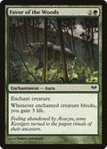 2012 Magic: The Gathering: Dark Ascension (DKA) - Favor of the Woods (#113, Common)