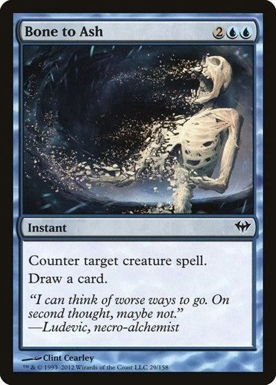 2012 Magic: The Gathering: Dark Ascension (DKA) - Bone to Ash (#29, Common) (, Near Mint)