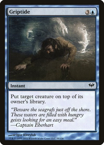 2012 Magic: The Gathering: Dark Ascension (DKA) - Griptide (#38, Common) (, Near Mint)