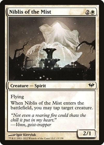 2012 Magic: The Gathering: Dark Ascension (DKA) - Niblis of the Mist (#15, Common) (, Near Mint)