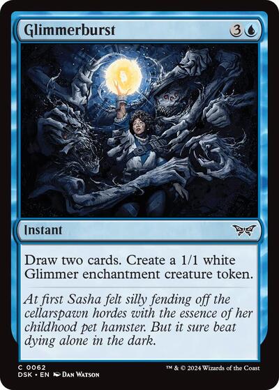 2024 Magic: The Gathering: Duskmourn: House of Horror (DSK) - Glimmerburst (#62, Common) (Foil, Near Mint)
