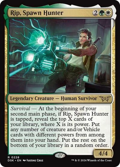 2024 Magic: The Gathering: Duskmourn: House of Horror (DSK) - Rip Spawn Hunter (#228, Rare) (, Near Mint)