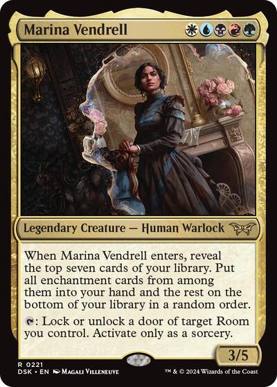 2024 Magic: The Gathering: Duskmourn: House of Horror (DSK) - Marina Vendrell (#221, Rare) (, Near Mint)