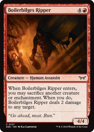 2024 Magic: The Gathering: Duskmourn: House of Horror (DSK) - Boilerbilges Ripper (#127, Common) (Foil, Near Mint)
