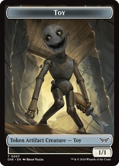 2024 Magic: The Gathering: Duskmourn: House of Horror (DSK) - Toy Token (#7, T) (, Near Mint)