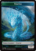 2024 Magic: The Gathering: Commander: Duskmourn: House of Horror (DSC) - Fractal Scarecrow Double Sided Token (#20 // 23, T) (, Near Mint)