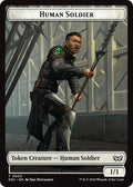 2024 Magic: The Gathering: Commander: Duskmourn: House of Horror (DSC) - Human Soldier Scarecrow Double Sided Token (#3 // 23, T) (, Near Mint)