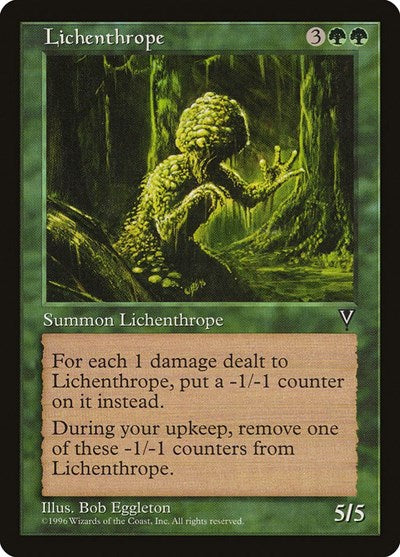 1997 Magic: The Gathering: Visions (VIS) - Lichenthrope (#112, Rare) (, Lightly Played)