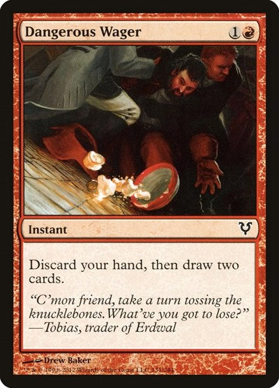 2012 Magic: The Gathering: Avacyn Restored (AVR) - Dangerous Wager (#131, Common) (, Near Mint)