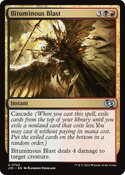 2024 Magic: The Gathering: Foundations Jumpstart (J25) - Bituminous Blast (#742, Uncommon) (, Near Mint)