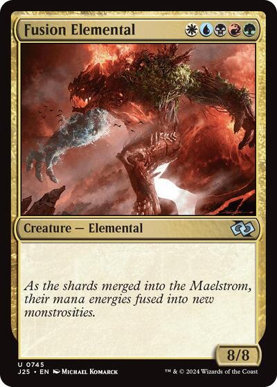 2024 Magic: The Gathering: Foundations Jumpstart (J25) - Fusion Elemental (#745, Uncommon) (, Near Mint)