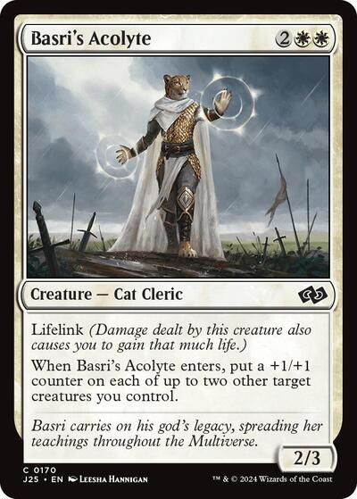 2024 Magic: The Gathering: Foundations Jumpstart (J25) - Basris Acolyte (#170, Common) (, Near Mint)