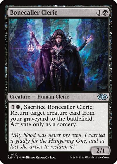 2024 Magic: The Gathering: Foundations Jumpstart (J25) - Bonecaller Cleric (#112, Uncommon) (, Near Mint)