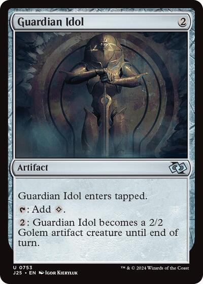 2024 Magic: The Gathering: Foundations Jumpstart (J25) - Guardian Idol (#753, Uncommon) (, Near Mint)