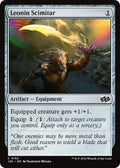 2024 Magic: The Gathering: Foundations Jumpstart (J25) - Leonin Scimitar (#152, Common) (, Near Mint)
