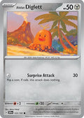 2024 Pokemon: SV08: Surging Sparks (SSP) - Alolan Diglett (#122/191, Common) (, Near Mint)