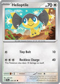 2024 Pokemon: SV08: Surging Sparks (SSP) - Helioptile (#154/191, Common) (, Near Mint)