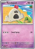 2024 Pokemon: SV08: Surging Sparks (SSP) - Sandygast (#090/191, Common) (, Near Mint)