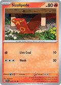 2024 Pokemon: SV08: Surging Sparks (SSP) - Sizzlipede (#027/191, Common) (, Near Mint)
