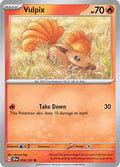 2024 Pokemon: SV08: Surging Sparks (SSP) - Vulpix (#016/191, Common) (, Near Mint)