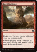 2024 Magic: The Gathering: Foundations (FDN) - Burst Lightning (#192, Common) (, Near Mint)