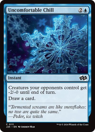 2024 Magic: The Gathering: Foundations Jumpstart (J25) - Uncomfortable Chill (#111, Common) (, Near Mint)