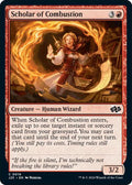 2024 Magic: The Gathering: Foundations Jumpstart (J25) - Scholar of Combustion (#19, Common) (, Near Mint)