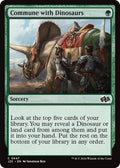 2024 Magic: The Gathering: Foundations Jumpstart (J25) - Commune with Dinosaurs (#647, Common) (, Near Mint)