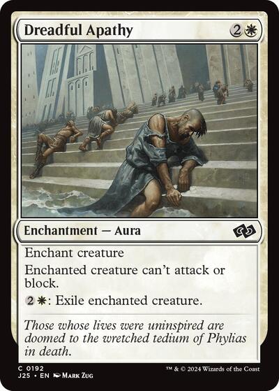 2024 Magic: The Gathering: Foundations Jumpstart (J25) - Dreadful Apathy (#192, Common) (, Near Mint)