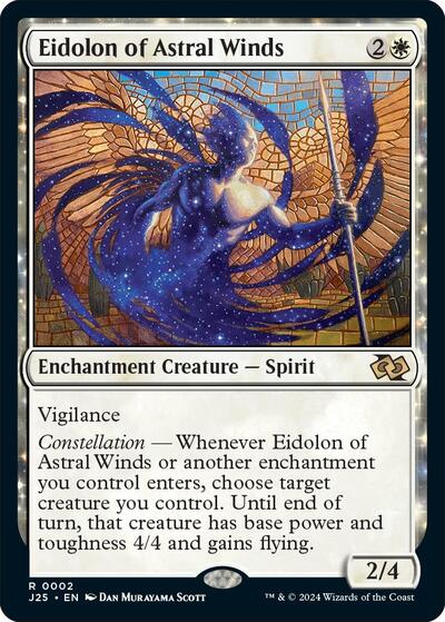 2024 Magic: The Gathering: Foundations Jumpstart (J25) - Eidolon of Astral Winds (#2, Rare) (, Near Mint)