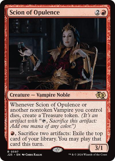 2024 Magic: The Gathering: Foundations Jumpstart (J25) - Scion of Opulence (#597, Rare) (, Near Mint)