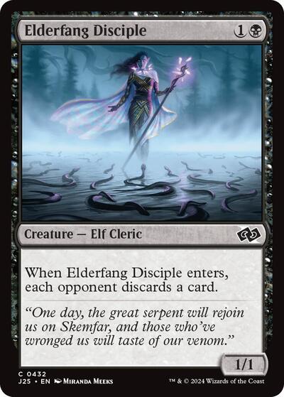 2024 Magic: The Gathering: Foundations Jumpstart (J25) - Elderfang Disciple (#432, Common) (, Near Mint)