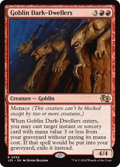 2024 Magic: The Gathering: Foundations Jumpstart (J25) - Goblin Dark Dwellers (#556, Rare) (, Near Mint)