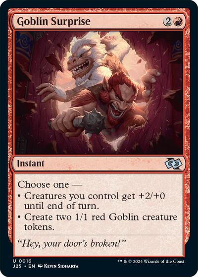 2024 Magic: The Gathering: Foundations Jumpstart (J25) - Goblin Surprise (#16, Uncommon) (, Near Mint)