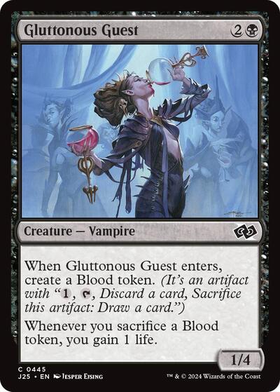 2024 Magic: The Gathering: Foundations Jumpstart (J25) - Gluttonous Guest (#445, Common) (, Near Mint)