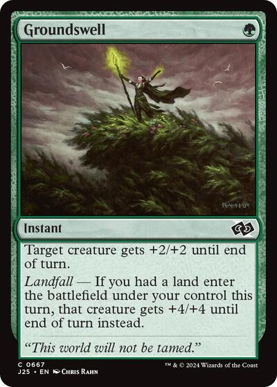 2024 Magic: The Gathering: Foundations Jumpstart (J25) - Groundswell (#667, Common) (, Near Mint)