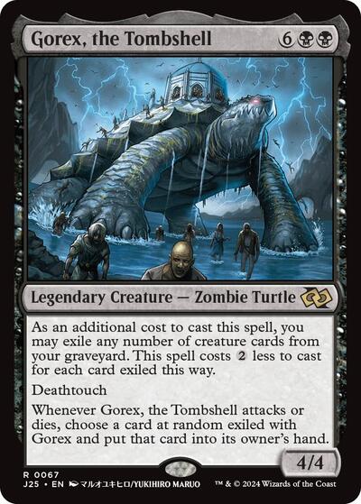 2024 Magic: The Gathering: Foundations Jumpstart (J25) - Gorex the Tombshell Anime (#67, Rare) (, Near Mint)
