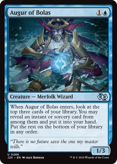 2024 Magic: The Gathering: Foundations Jumpstart (J25) - Augur of Bolas (#286, Uncommon) (, Near Mint)