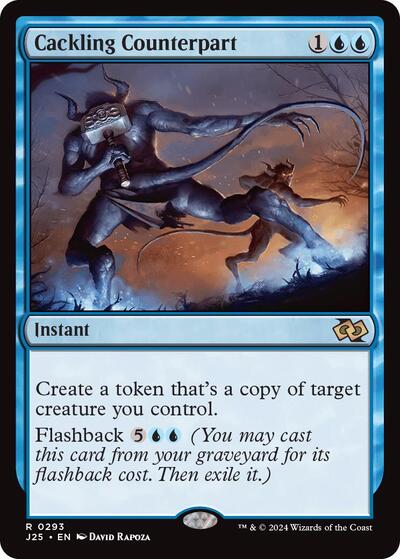 2024 Magic: The Gathering: Foundations Jumpstart (J25) - Cackling Counterpart (#293, Rare) (, Near Mint)