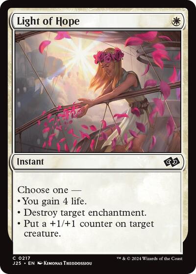 2024 Magic: The Gathering: Foundations Jumpstart (J25) - Light of Hope (#217, Common) (, Near Mint)