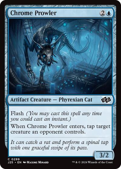 2024 Magic: The Gathering: Foundations Jumpstart (J25) - Chrome Prowler (#299, Common) (, Near Mint)