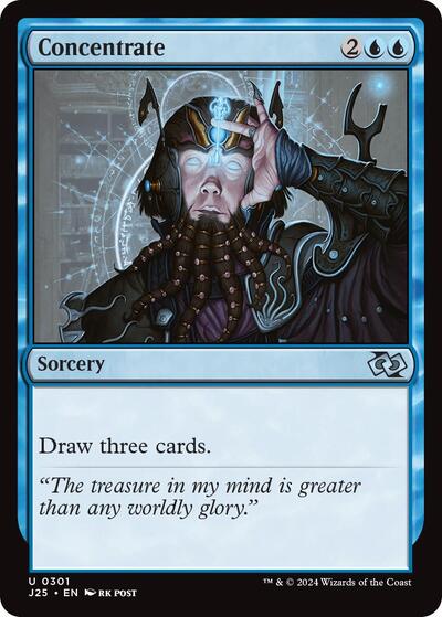 2024 Magic: The Gathering: Foundations Jumpstart (J25) - Concentrate (#301, Uncommon) (, Near Mint)